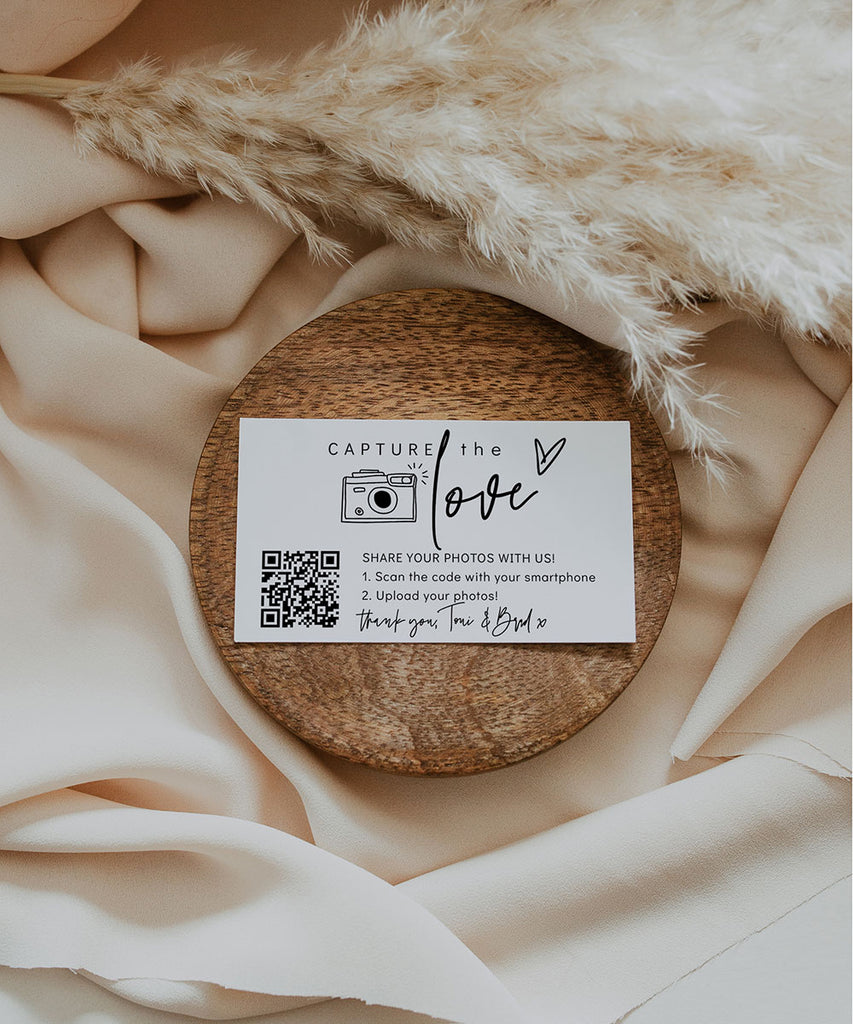 Business card capture the love