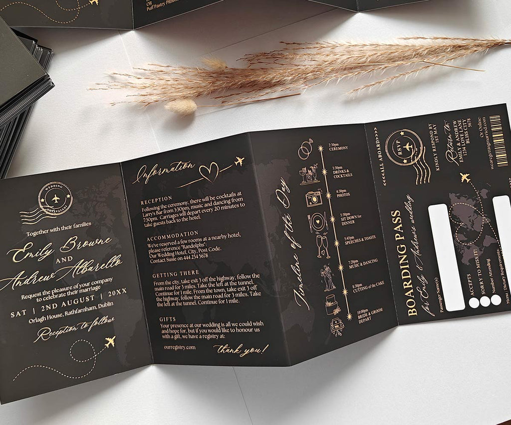 Concertina Wedding Invitations