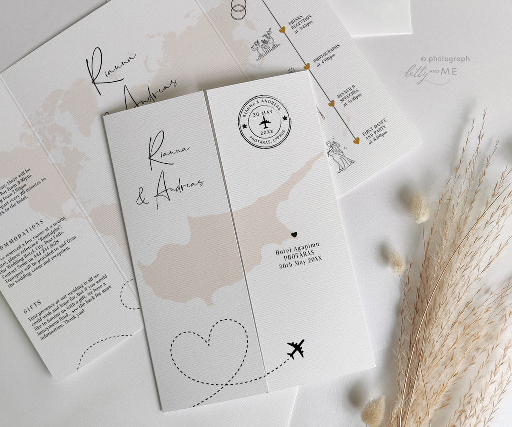Cyprus Wedding Invitation