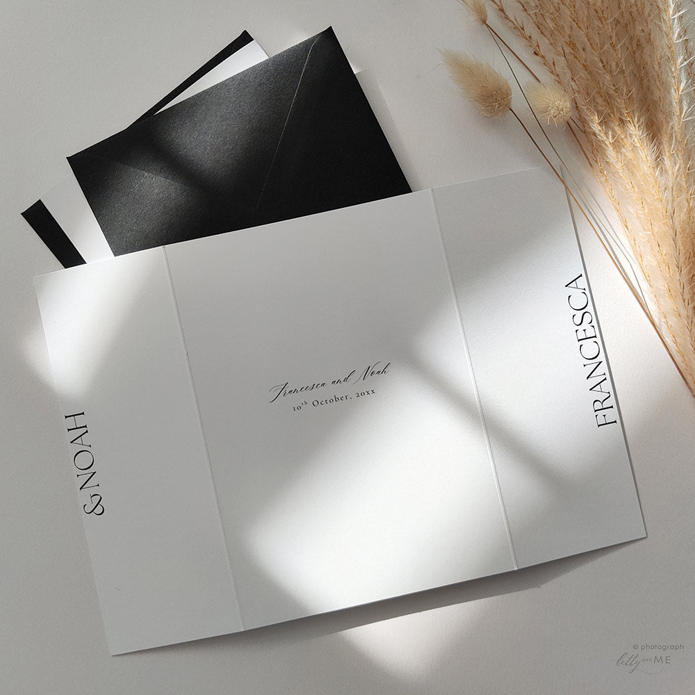 Minimalist Wedding Invitations