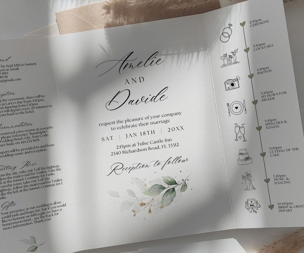 Elegant Wedding Invitations