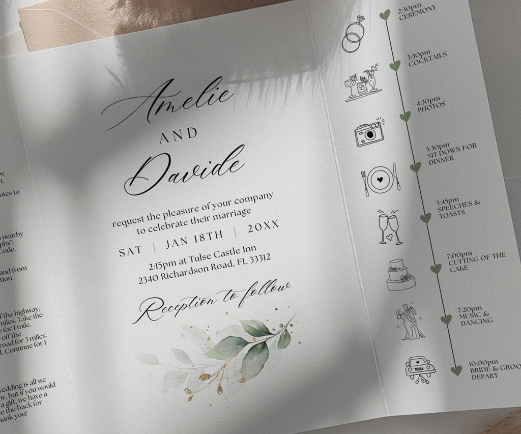 Elegant Wedding Invitations