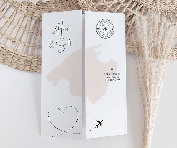 Mallorca Majorca Wedding Invitations