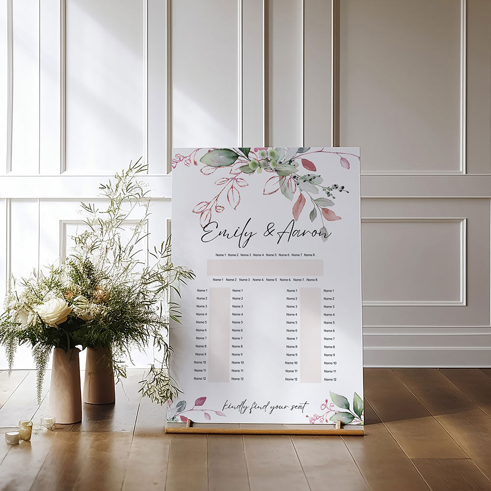 Horseshoe Table Plan