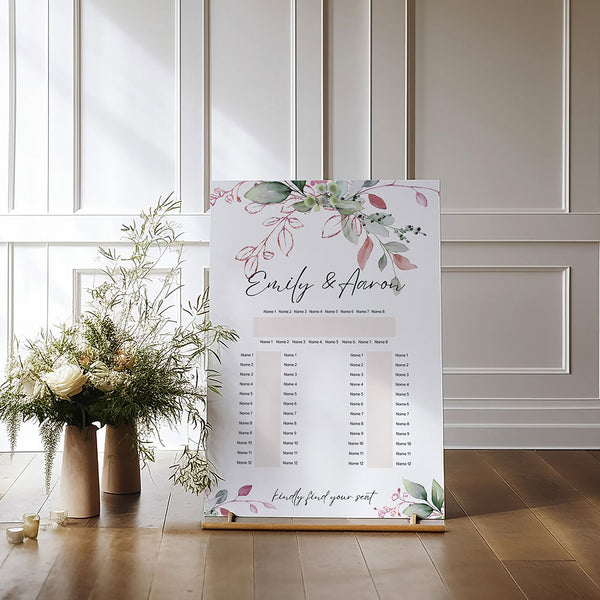 Horseshoe Table Plan