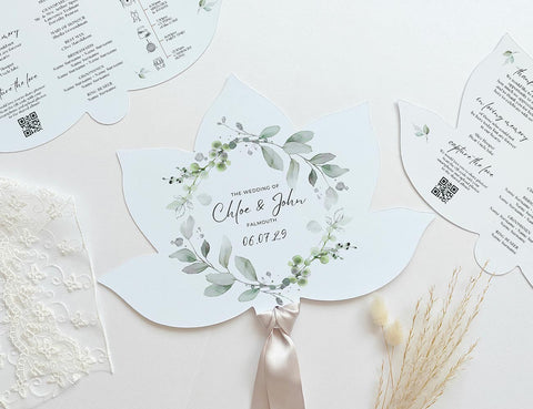 Lotus Wedding Fan
