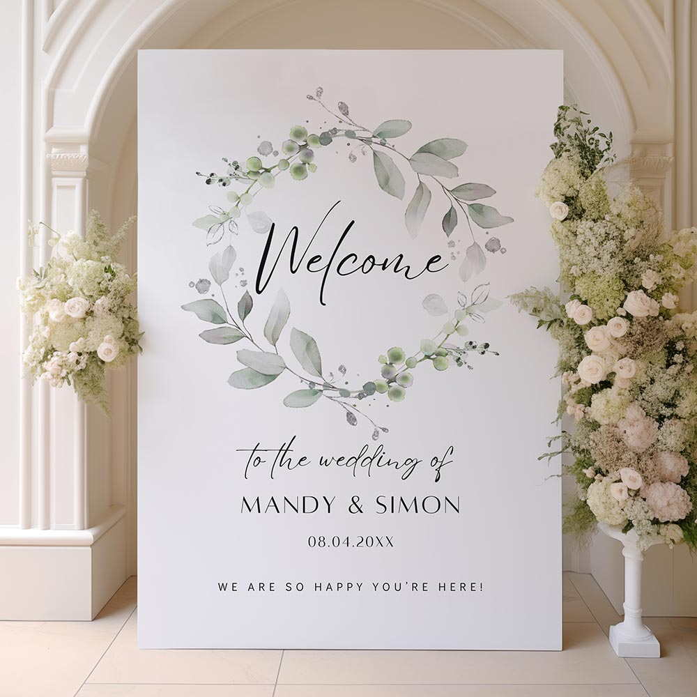 Wedding Welcome Sign