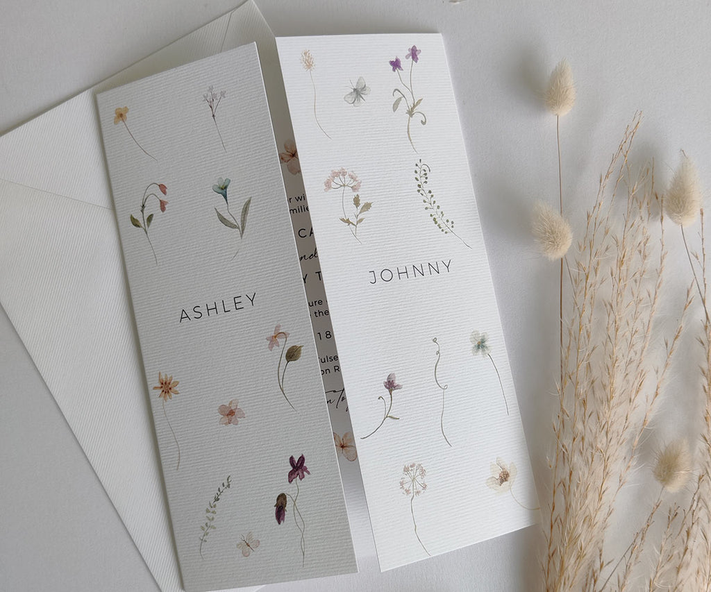 Wildflower Wedding Invitations