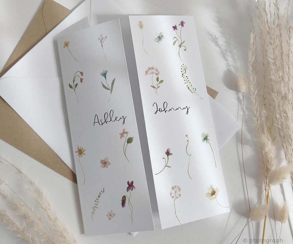 Wildflower Wedding Invitations